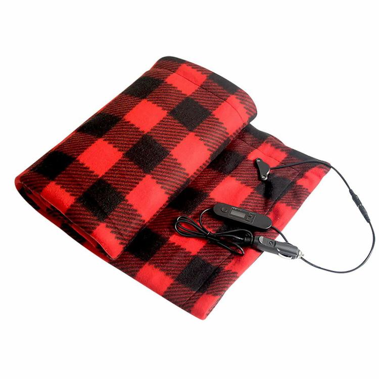 Car Supplies |   Electric Car Blanket 12 Volt Heated Fleece Travel Throw with Safety Timer Car Supplies Car Supplies