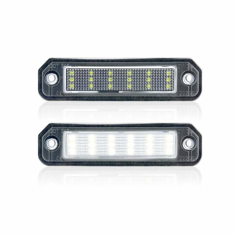 Decorative Lamp |   2pcs LED License Plate Lights Waterproof for Honda Civic CR-X Del Sol Integra SJ Car Lights Black/White