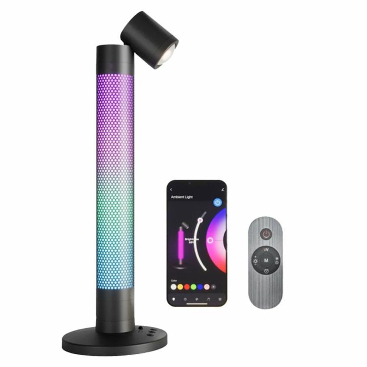 Decorative Lamp |   RGB Smart Table Lamp Smart LED Lightbar Dimmable Bluetooth-Compatible Home Decor Car Lights Decorative Lamp