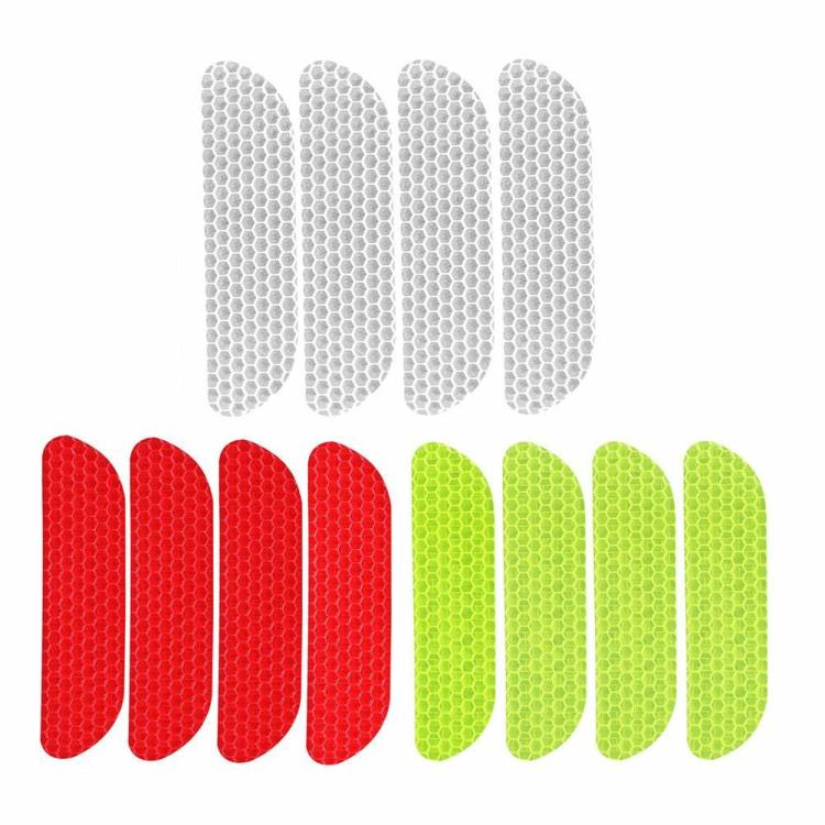 External Decoration |   4pcs Open Car Door Stickers Auto Warning Mark Reflective Strips Tail Tapes Exterior Accessories External Decoration