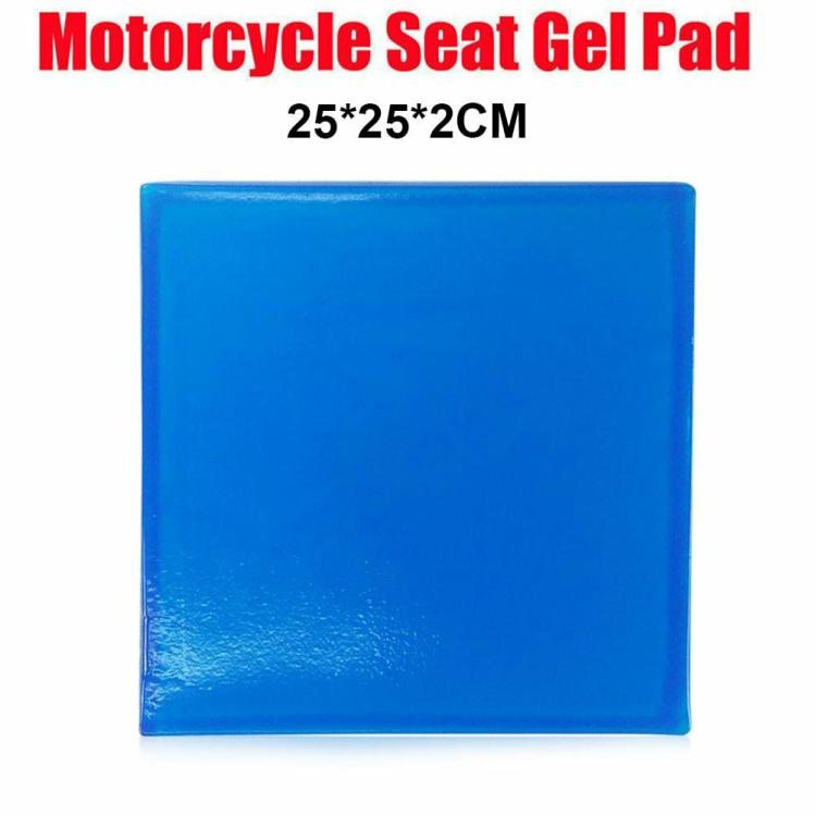 External Decoration |   Motorcycle Seat Gel Pad Shock Absorption Mat Comfortable Soft Cushion Blue Exterior Accessories External Decoration