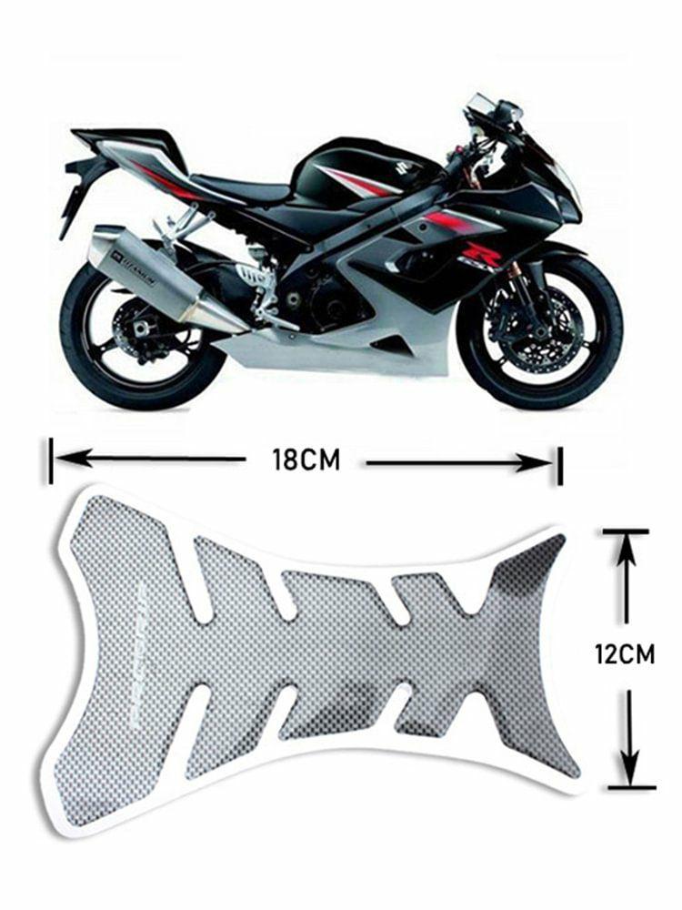 External Decoration |   Resin Universal Motorcycle Sticker Decal Gas Oil Fuel Tank Pad Protector Black Exterior Accessories External Decoration