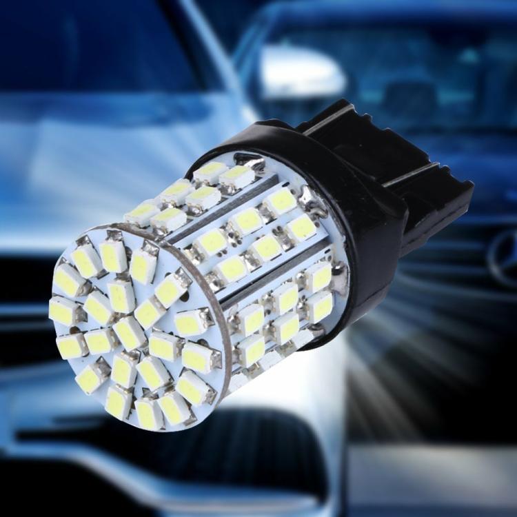 Head & Tail Light |   2X T20 W21W 7443 7440 LED 64-SMD 1206 Tail Stop Brake Light Bulb Lamp White Car Lights Head & Tail Light