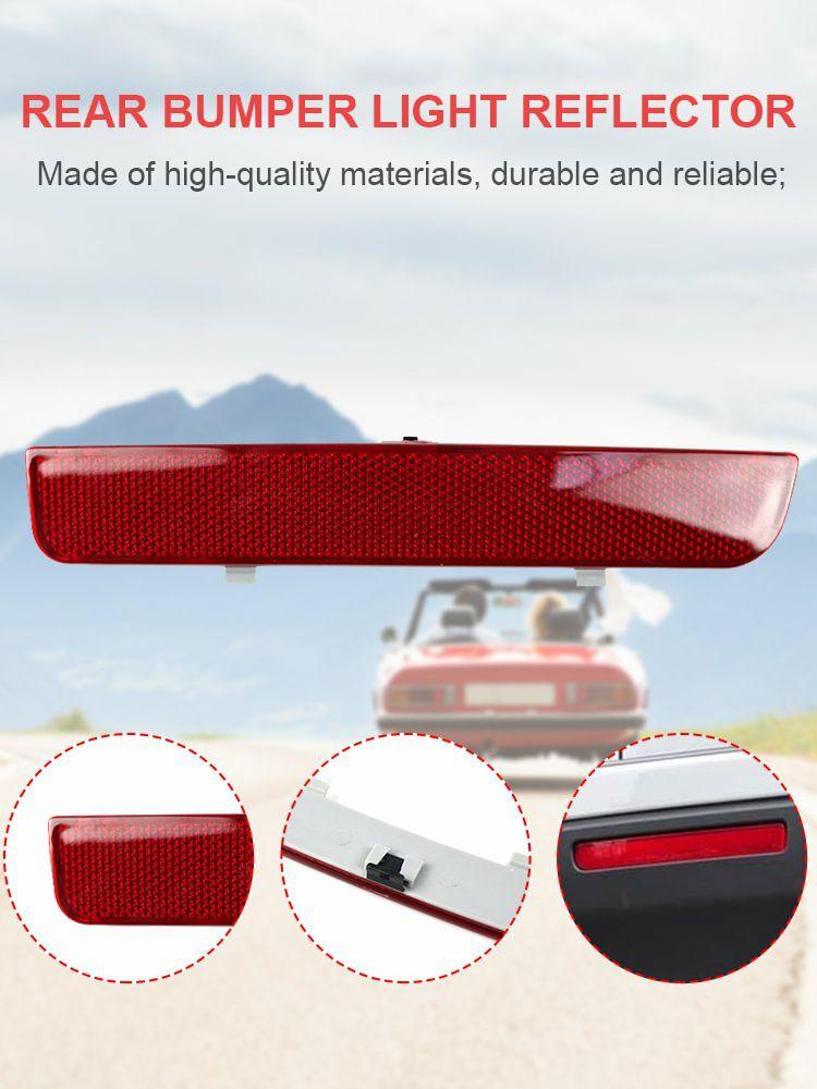 Head & Tail Light |   Rear-end Reflector Durable Rear Bumper Marker Plastic for Range Rover 2003-2012 Car Lights Head & Tail Light