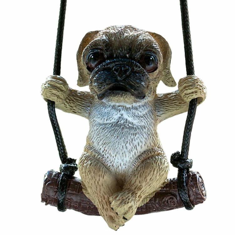 Interior Decoration |   Auto Cute Puppy Suspension Creative Cute Dog Keychain Anime Pocket Puppy Hanging Interior Accessories Interior Decoration