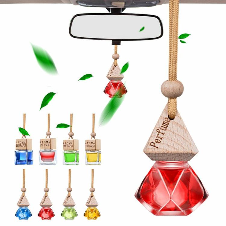 Interior Decoration |   Car Air Freshener Perfume Glass Bottle Aromatherapy Pendant Diffuser Fragrance Interior Accessories Interior Decoration