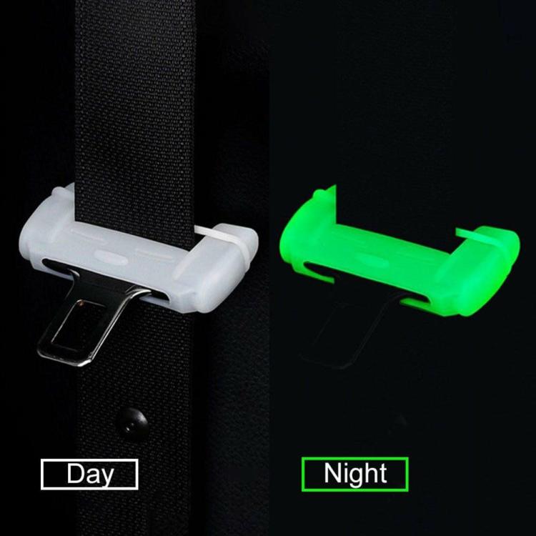 Interior Decoration |   Car Seat Belt Clip Buckle Protective Covers Anti-Scratch Case (Luminous) Interior Accessories Interior Decoration