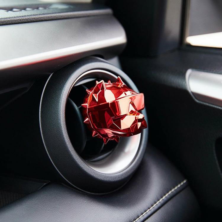 Interior Decoration |   Creative Bulldog Diffuser Exquisite Car Fragrance Interior Aromatherapy Ornament Interior Accessories Black/Silver