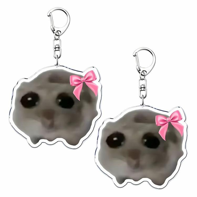 Interior Decoration |   Fun Meme I Am Just A Girl Funny Pendant Keyring Kawaii Animal Jewelry Fans Gifts Interior Accessories Interior Decoration