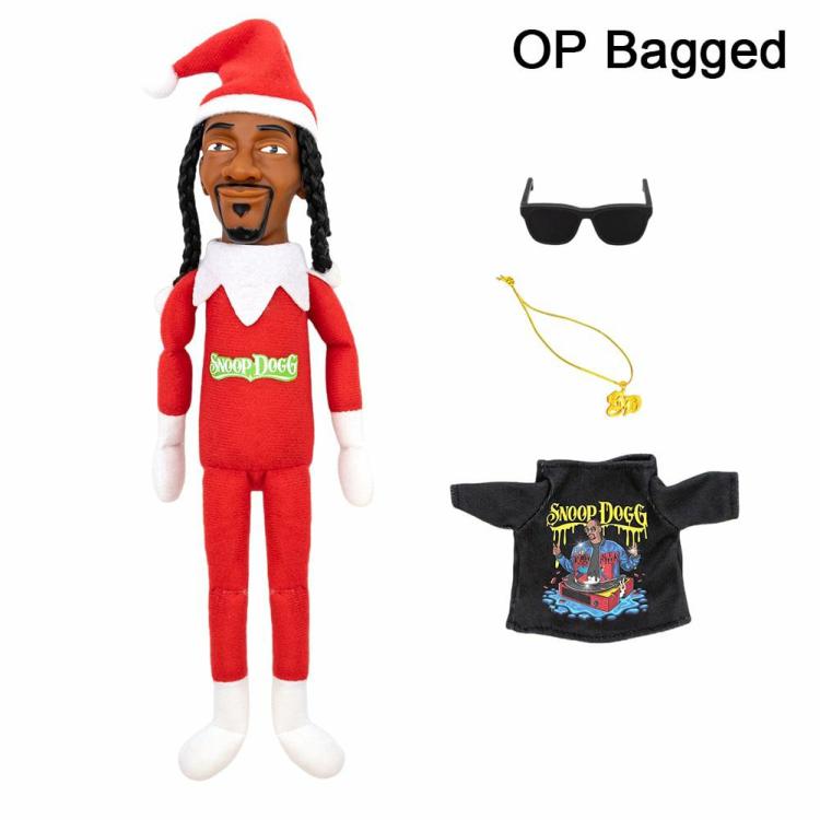 Interior Decoration |   Snoop on The Stoop Snoop Dogg Christmas Elf Doll Hip Hop Doll for Hip Hop Lovers Interior Accessories Interior Decoration