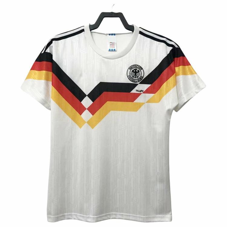 Interior Decoration |   Sport 1990 Germany Retro Shirt Jersey Short Sleeve Home Jersey Crew Neck T Shirt Interior Accessories Interior Decoration