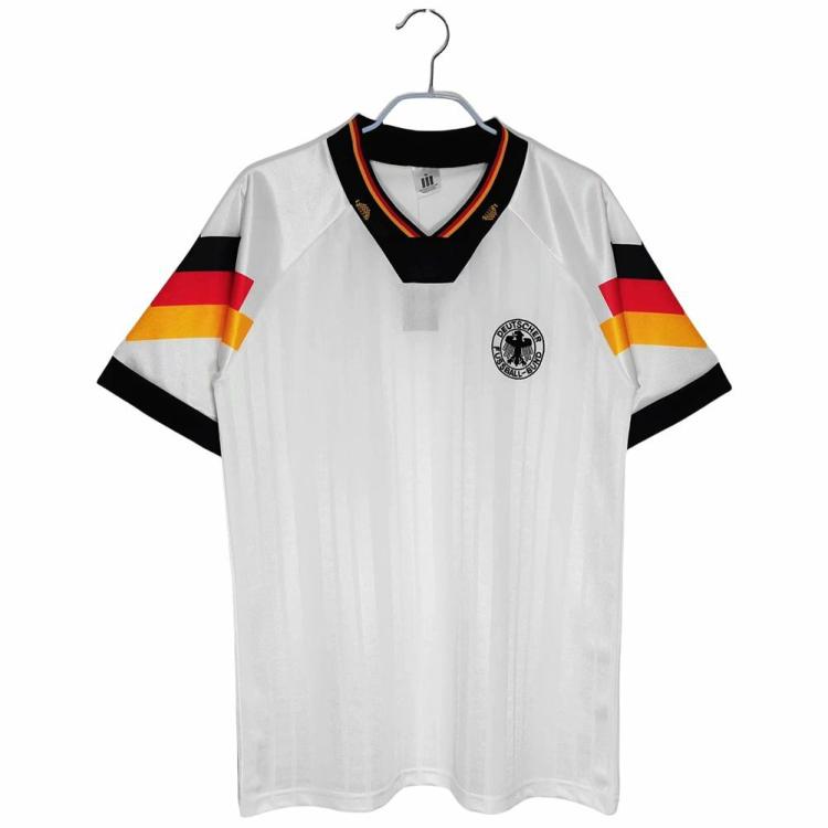 Interior Decoration |   Sport 1992 Germany Retro Shirt Jersey Short Sleeve Football T Shirt Daily Outfit Interior Accessories Interior Decoration