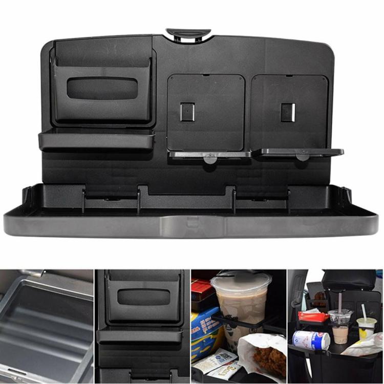 Interior Decoration |   Universal Black Car food tray folding dining table drink holder car pallet Interior Accessories Interior Decoration