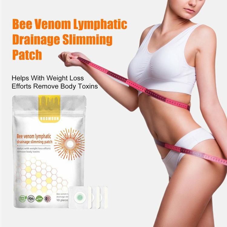 Internal Storage |   10Pcs Bee Venom Patches Body Slimming Patches Weight Loss Slimming Navel Sticker Interior Accessories Internal Storage