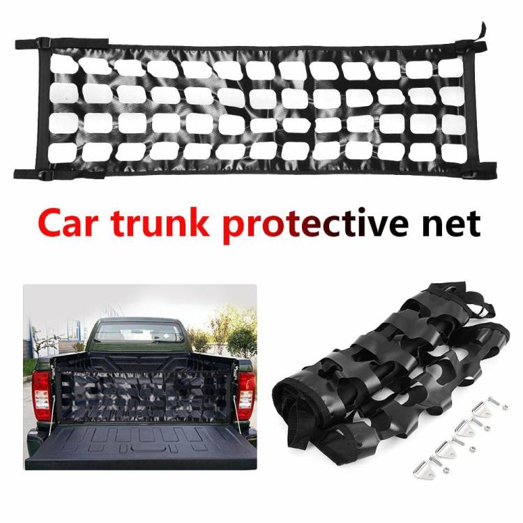 Internal Storage |   48×15 inch Universal Nylon Tailgate Net for Compact Mid Size Pickup Truck Interior Accessories Internal Storage