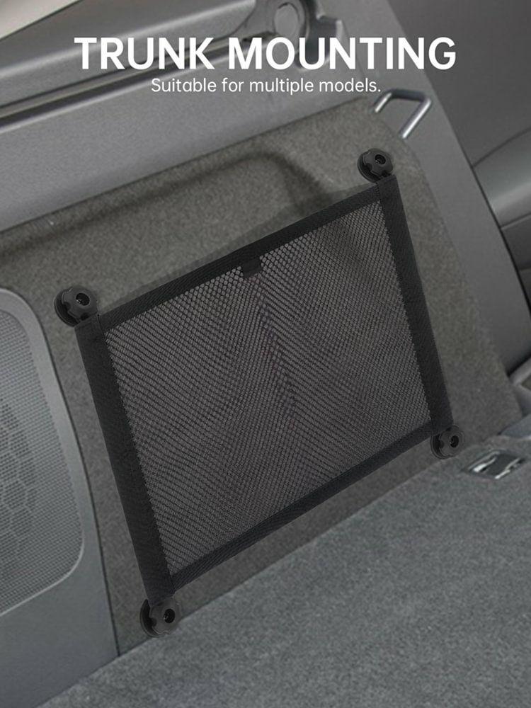 Internal Storage |   Car Mesh Pocket Double Layer Car Trunk Storage Net Bag Auto Interior Accessories Internal Storage