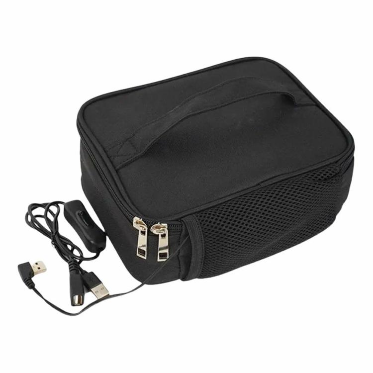 Internal Storage |   USB Camping Electric Lunch Box 2.7L Food Warmer Thermal Bag Thermal Heater Pouch Interior Accessories Internal Storage