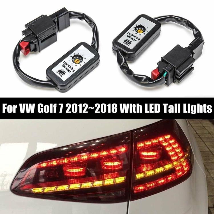 Modification & Refitting |   Dynamic Turn Signal Adapter Harness Auto LED Tail Light for VW Golf 7 2012-2018 Interior Accessories Modification & Refitting