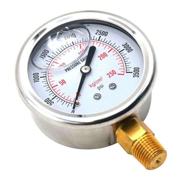 Modification & Refitting |   Hydraulic Fluid Pressure Gauge Tester Meter 0-3500PSI US Thread Manometer Interior Accessories Modification & Refitting