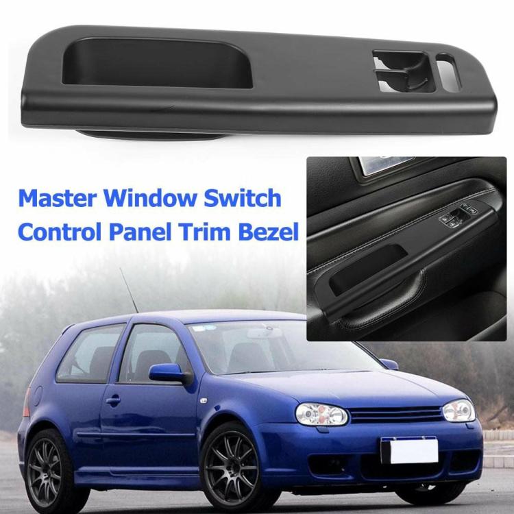 Modification & Refitting |   Master Window Switch Control Panel Trim Bezel 3B1867171D Black for Golf 4 Interior Accessories Modification & Refitting