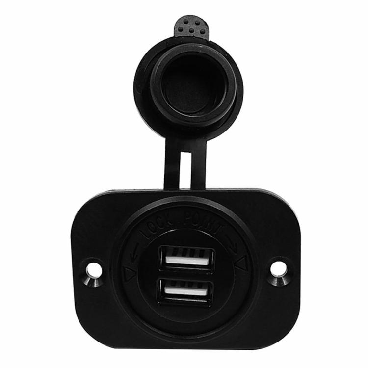 Modification & Refitting |   Waterproof USB Charger Socket Dual USB Outlet for 12V Car Boat Motorcycle Interior Accessories Modification & Refitting