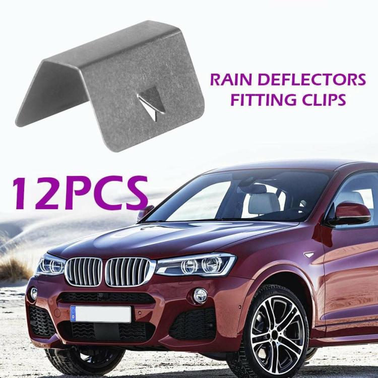 Modified & Maintenance |   12pcs In Channel Wind Rain Deflectors Fitting Clips Replacement for Heko G3 Exterior Accessories Modified & Maintenance