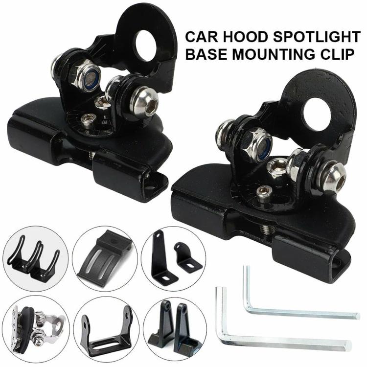 Modified & Maintenance |   1/2Pcs LED Light Bar Mounting Bracket Fog Light Lamp Holder Car Headlight Holder Exterior Accessories Modified & Maintenance