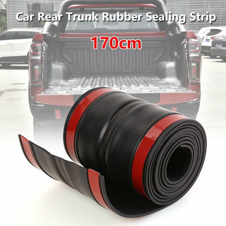 Modified & Maintenance |   67×4 inch Rubber Pickup Truck Bed Tailgate Gap Cover Filler Seal Shield Cap Exterior Accessories Modified & Maintenance