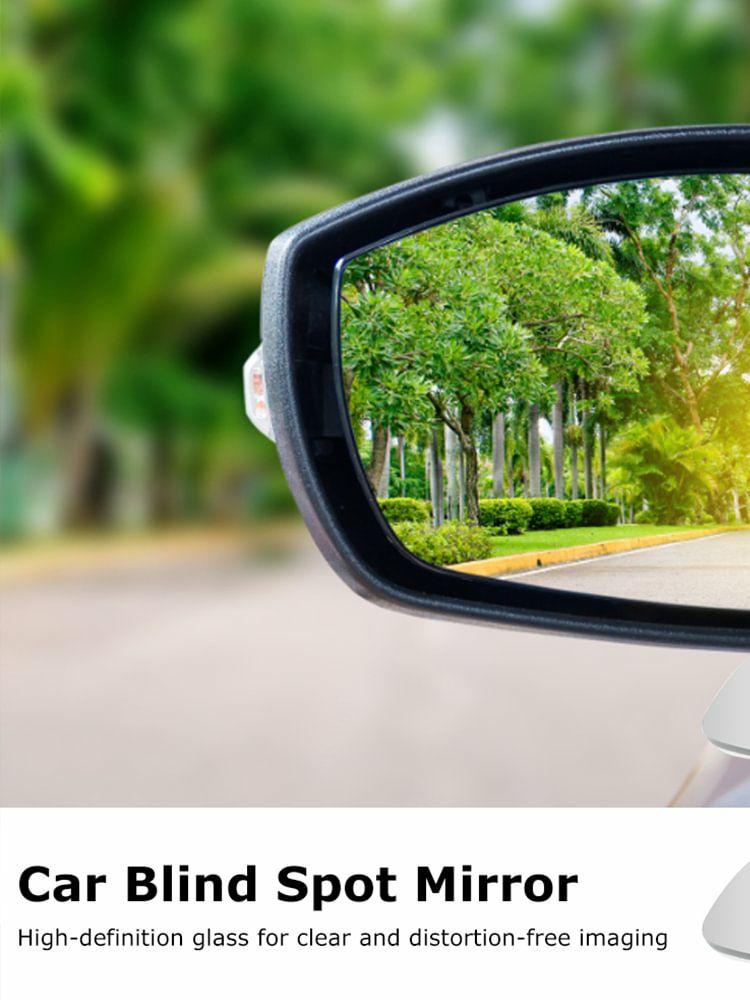 Other Accessories |   2Pcs Blind Spot Mirror HD Glass 360 Degree Frameless Auxiliary Rear View Mirror Exterior Accessories Other Accessories