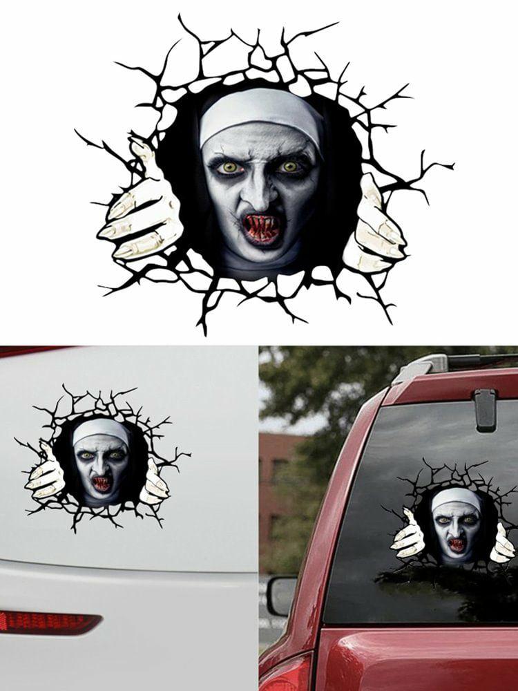 Other Accessories |   3D Transparent Glass Sticker Halloween Wall Floor Sticker Halloween Car Styling Exterior Accessories Other Accessories