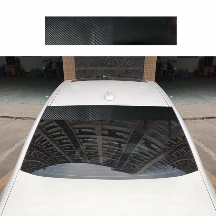 Other Accessories |   Car Van Windscreen Sunstrip Sticker Carbon Fiber Black Car Visor Sun Shade Strip Exterior Accessories Other Accessories