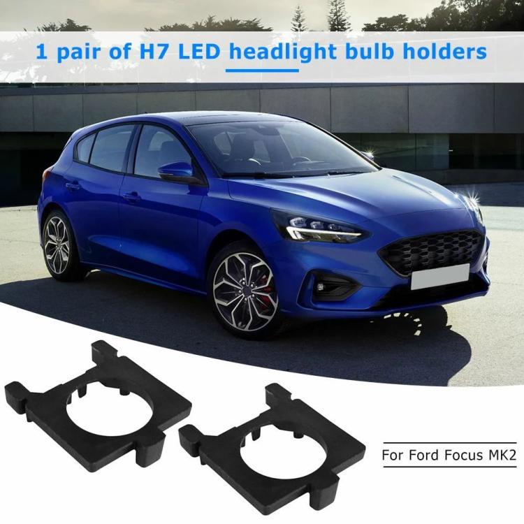 Other Lights Accessories |   1 Pair H7 LED Headlight Bulb Base Adapters Holders for Focus MK2 Mondeo MK4 Car Lights Other Lights Accessories