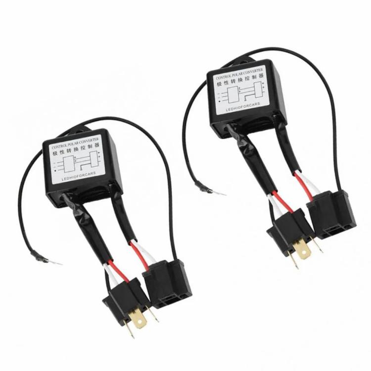 Other Lights Accessories |   1 Pair LED Positive Negative Converter Decoder Polar Inverter for H4 Xenon Lamp Car Lights Other Lights Accessories