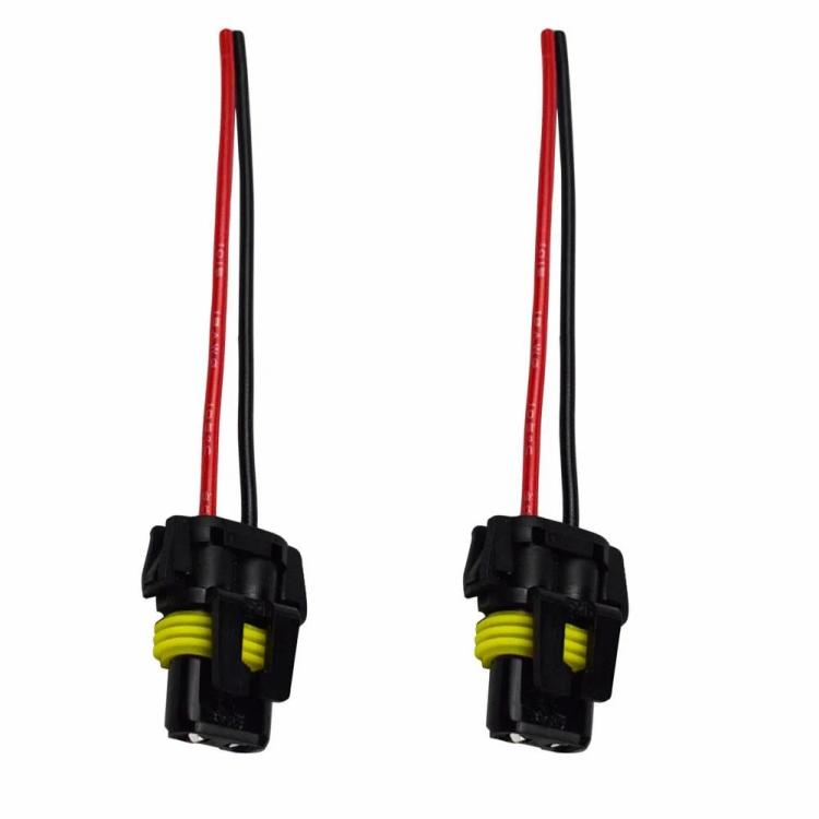 Other Lights Accessories |   2x HB3 9006 HB4 Bulb Socket Female Adapter Connector for Headlight Fog Lamp Car Lights Other Lights Accessories