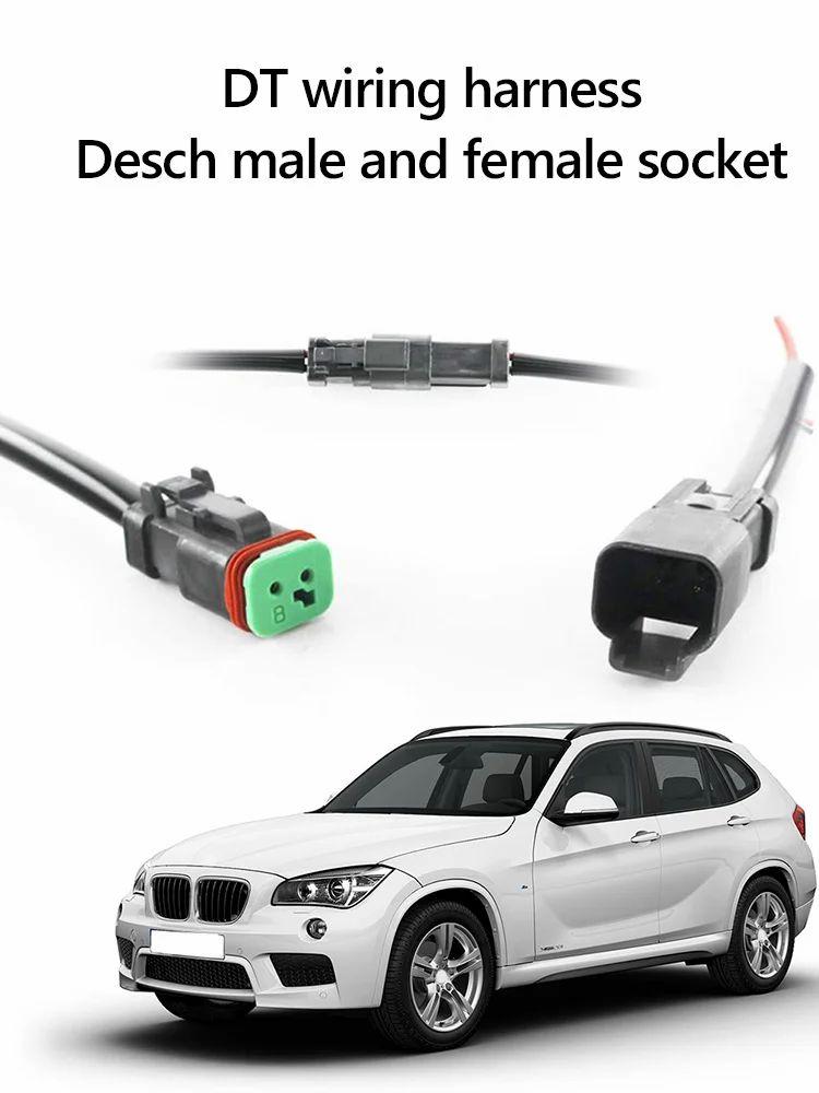 Other Lights Accessories |   Deutsch DT 2 Pin Pigtail Kit Male Female Wiring Harness for LED Work Light Car Lights Other Lights Accessories