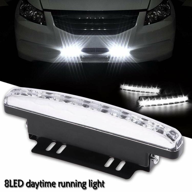 Other Lights Accessories |   Universal Waterproof 8LED Car Motorcycle Daytime Running Light DRL Lamp Car Lights Other Lights Accessories