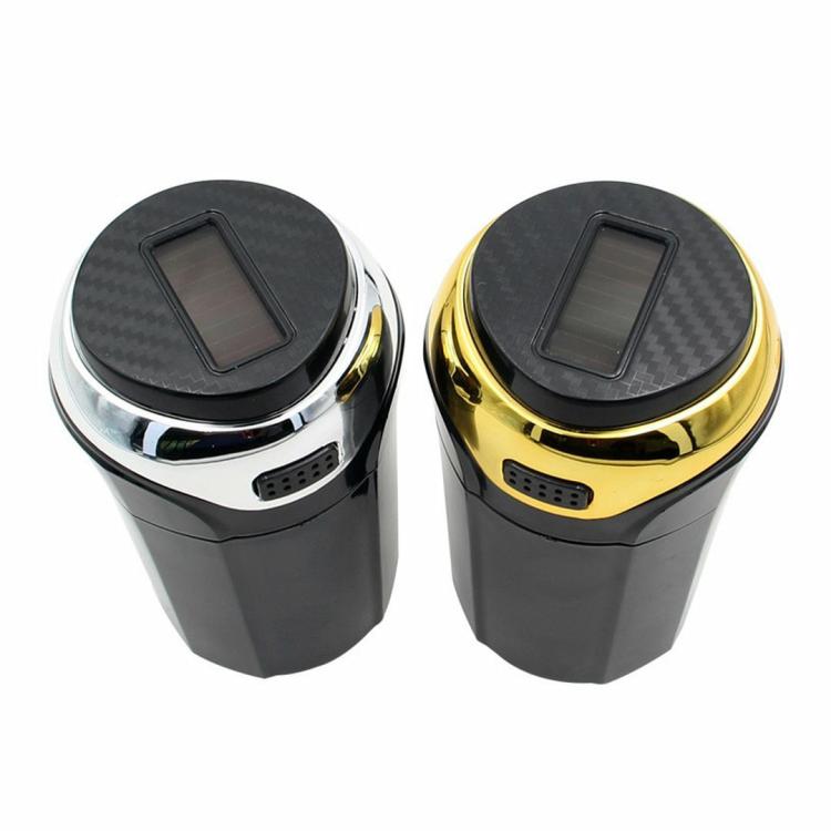 Others Accessories |   Car Cigarette Ashtray Portable Solar Charging Automotive Ashtray with LED Interior Accessories Others Accessories