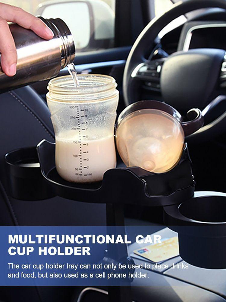 Others Accessories |   Durable Car Cup Holder Tray – Car Vehicle Organizer Rotation Function Tray Interior Accessories Others Accessories