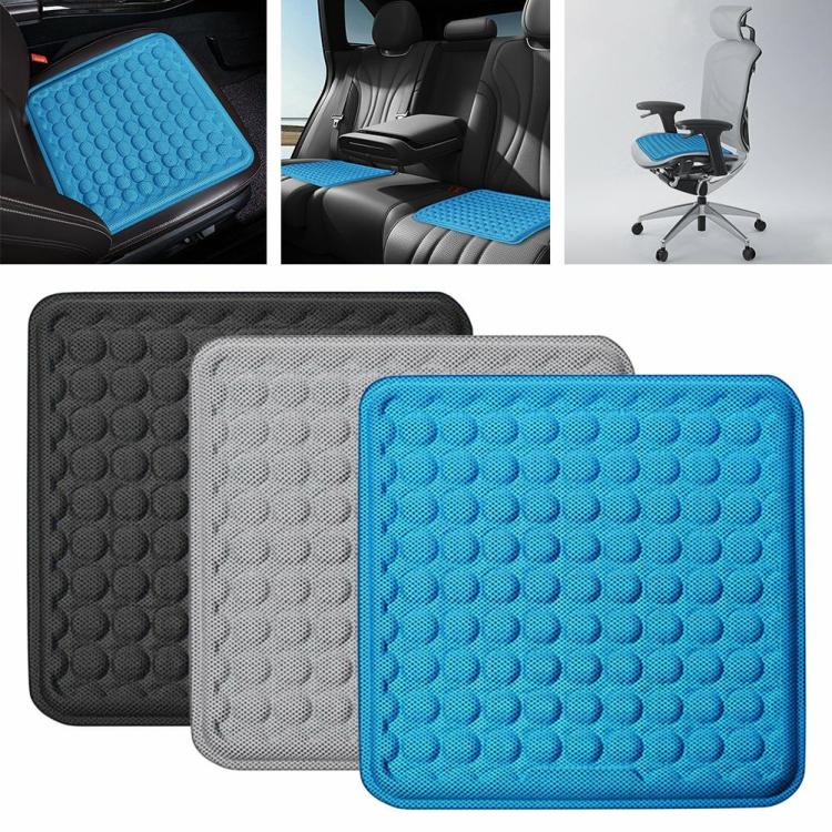 Others Accessories |   Summer Ice Car Seat Pad Breathable Ventilation Seat Cooling Pad Fast Blowing Interior Accessories Black/Grey/Blue