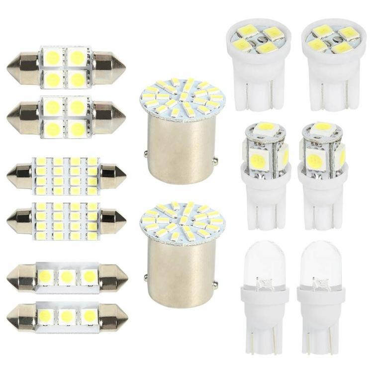 Work & Reading Light |   14Pcs LED Interior Package Kit For T10 36mm Map Dome License Plate Lights Car Lights Work & Reading Light