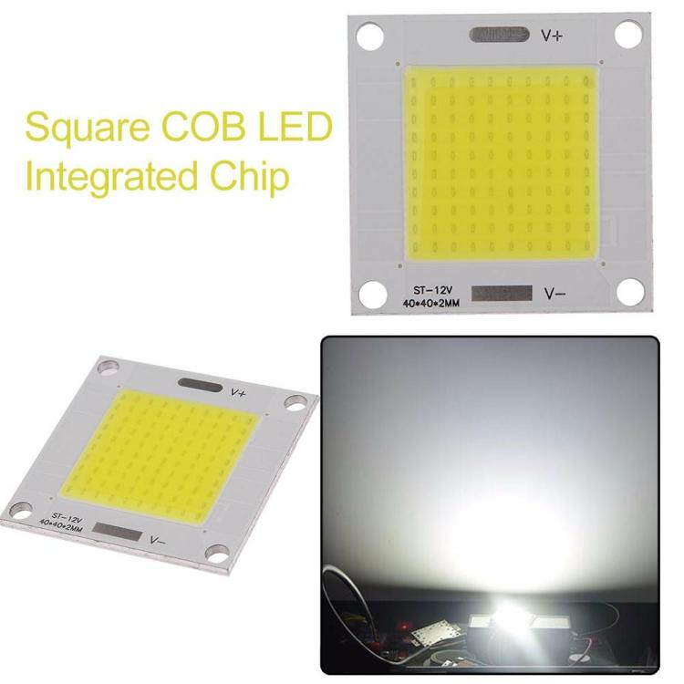 Work & Reading Light |   DC12-14V 50W COB LED Integrated Chip Light Panel Bulb for Spotlight(White) Car Lights Work & Reading Light