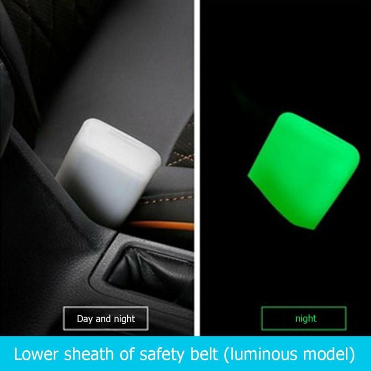 Interior Decoration |   Car Seat Belt Buckle Holder Protective Covers Anti-Scratch Case (Luminous) Interior Accessories Interior Decoration