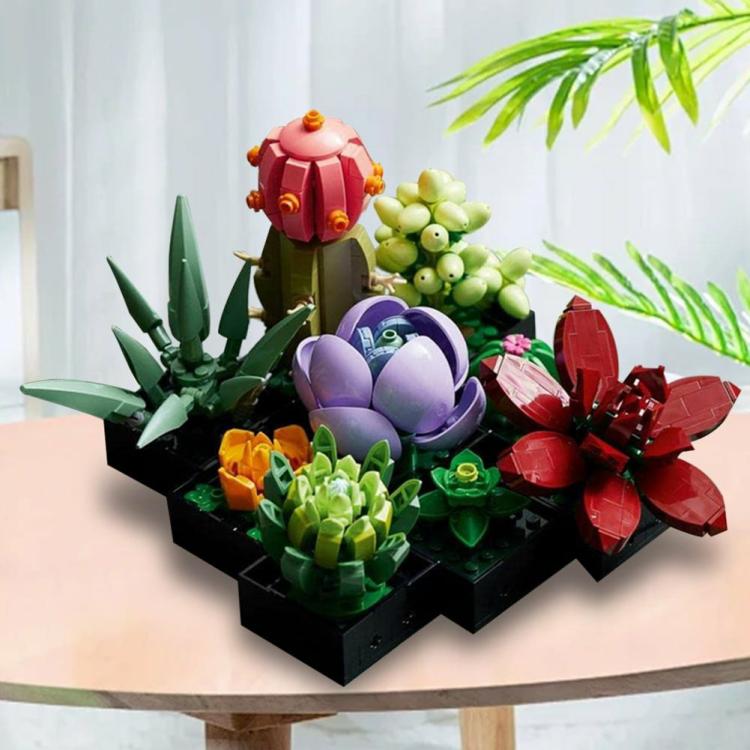 Interior Decoration |   Succulents Artificial Plants Set Flower Bouquet Kit Housewarming Birthday Gifts Interior Accessories Interior Decoration