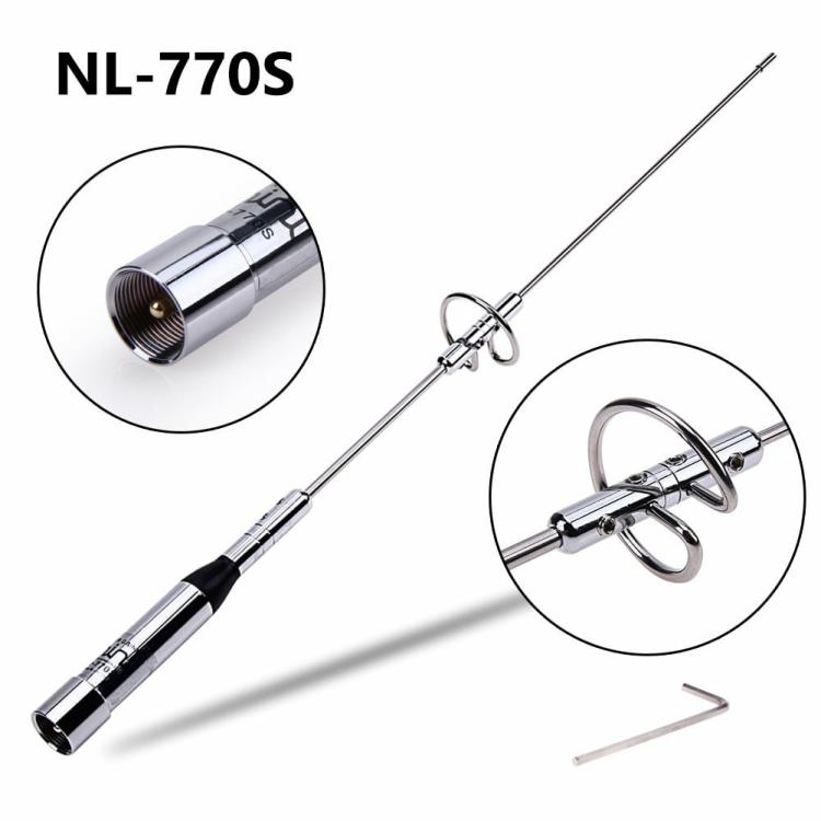 Other Accessories |   NR-770S VHF UHF Dual Band Car Mobile Ham Radio Antenna with PL Connector Exterior Accessories Other Accessories