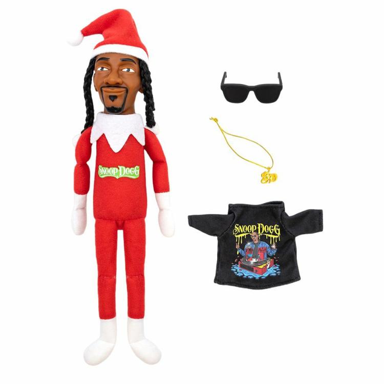 Interior Decoration |   Snoop on The Stoop Christmas Red Plush Figurine Snoop on A Stoop Christmas Gifts Interior Accessories Interior Decoration